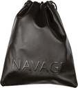 Bolso de viaje de Navage (Black) - Bolsos de viaje de cuero vegano para mujeres y hombres - Bolso pequeño a medida para el sistema de riego de Navage Nasal - Bolsa de basura versátil y bolsa de maquillaje (8.25"x10.25")