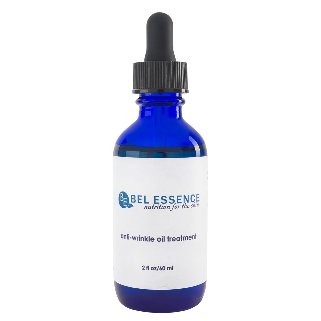 Bel Essence Anti-Wrinkle Oil Serum for Face - 100% Natural, Organic Hydrating Serum with Argan Oil-Anti Aging Serum Reduce Fine Lines, Firms Skin, Evens Skin Tone-All Skin Types-2 oz