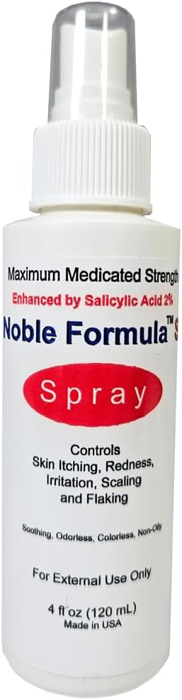 Noble Fórmula Salicylic Acid Spray con Pyrithione Zinc (ZnP), 4oz (120ml)