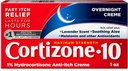 Cortizone-10 Crema de Alivio de Itch de la noche, 1% de Hidrocortisona, Acción rápida, Crema anti Itch perfumada para Bites de Bug, Rash, Eczema, Psoriasis, Poison Ivy, Oak, Sumac, 1 oz