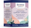 Biostime Mamabiotic Fenugreek Lactation Suplemento + Energía Complejo de Vitamina ← Lactación " Lactancia de lactancia Soporte Multivitamínico TEN Vitaminas B, Zinc, FOS Prebiotic TEN 30 Satchets