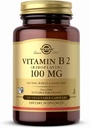 Solgar Vitamina B2 (Riboflavin) 100mg - 100 cápsulas vegetales - No GMO, Vegan, Gluten Gratis, Dairy Free, Kosher - 100 piezas