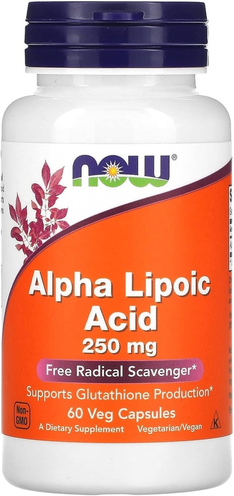 Ahora Alimentos Alfa Ácido Lipoico 250 mg, 60 TC