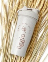 Eco-Friendly Water &amp; Protein Shaker Botella Hecho con Wheat Straw Fiber, Natural