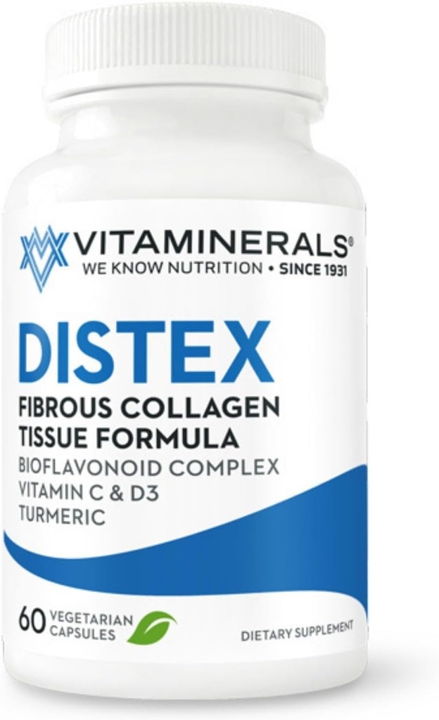 Vitaminerales 117 DistexTM Spinal Disc Support TEN Bromelain ANTE Turmeric TEN Manganese TEN 60 Veggie Caps
