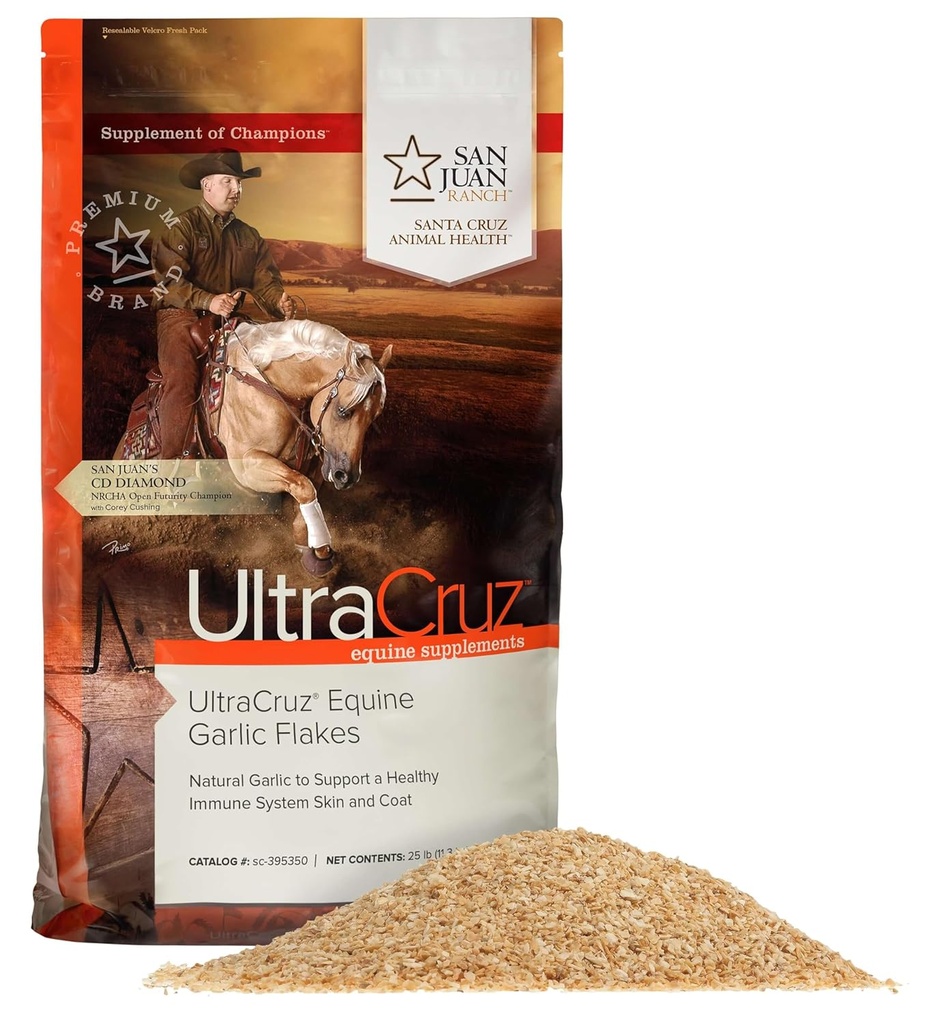 Flakes de ajo equino UltraCruz®, 25 lb