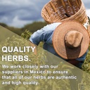 Evergreen Herbs Muicle Capsules, 450 mg 90 cápsulas - Justicia Spicigera, Desert Honeysuckle, Firecracker Bush, Moyotli, Trompetilla - Tamper Proof Seal para garantizar la frescura.