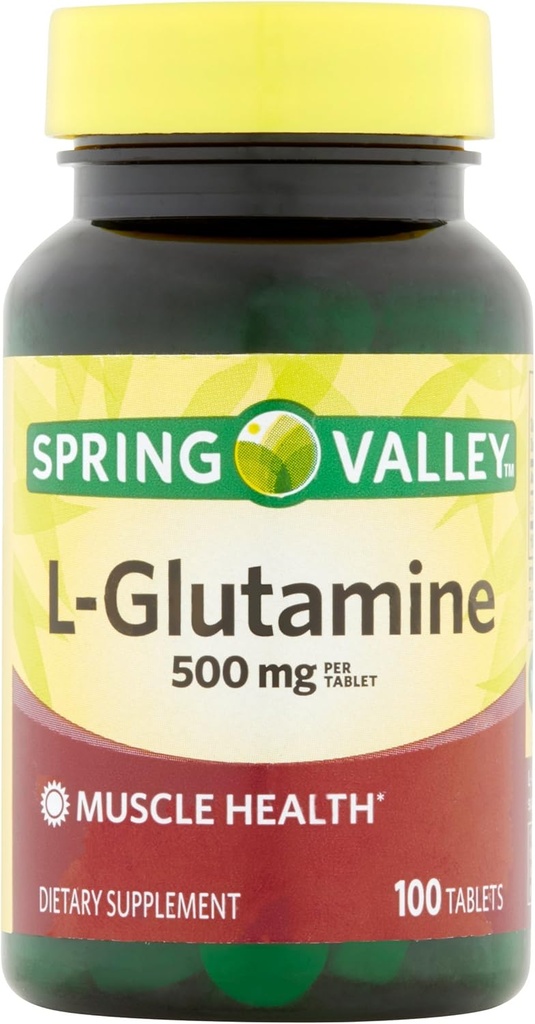 Valle de primavera - L-Glutamina 500 mg, 100 tabletas