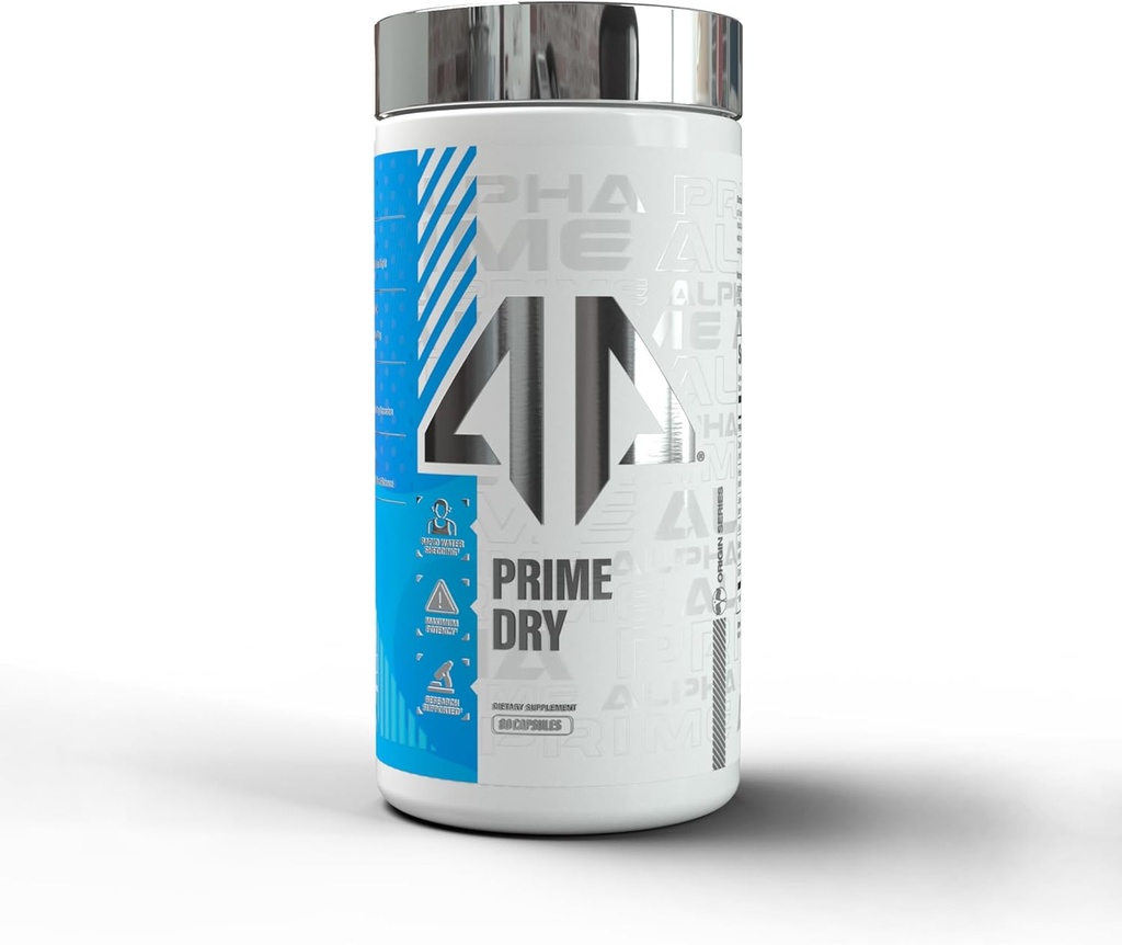Suplementos alfa Prime, Catalyst Exotérmico de Primera Sequedad, Cierre de Agua Rápida, Amplificar el sudor " Thermogenesis (80 cápsulas)