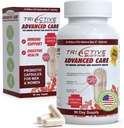 Fuente esencial TriActive Biotics Advanced Care - 20 Billion CFU Probiotics for Digestive Health, Immune Support Supplement, Microencapsulated Probiotics for Women &amp; Men, 90 Ct Capsules
