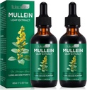 Mullein Leaf Extract Mullein Leaf Extract for Lungs Mullein Drops Mullein Leaf Lung Cleanse Suplemento 4.04 Fl.Oz