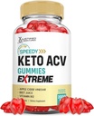 Laboratorios Justificados Speedy Keto ACV Gummies Extreme 2000MG Speedy Keto Gummies Advanced Formula Apple Cider Vinegar con Pomegranate Beet Juice Powder B12 Vegan Non GMO 60 Gummys