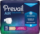 Prevail Breezers 360 Incontinence Briefs, Ultimate Absorbency, Tamaño 3, 15 Cuenta (Pack of 4)