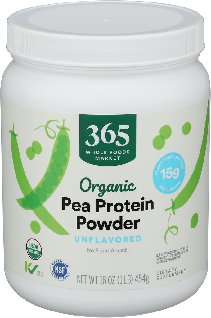 365 por Whole Foods Market, Organic Pea Protein, 16 Ounce