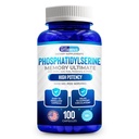Nos gusta Vitaminas Phosphatidylserine Suplemento con Gingko Biloba, Gotu Kola, DMAE - Mejora el enfoque, la memoria, la función cognitiva - Complejo de memoria de 1000 mg libres de soya - 100 cápsulas fáciles de cambiar