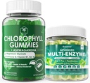 Digestive Enzymes Gummies " Chlorophyll Fiber Gummies Bundle
