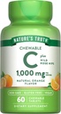 Verdad Chewable Vitamina C con Rose Hips TENIDO 1000 mg TENED 60 Tablets TEN Vegan, Non-GMO & Gluten Free Supplement