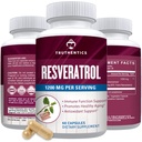 TRUTHENTICS Resveratrol Supplement 1200mg - Japanese Knotweed Capsules - High Potency Trans Resveratrol Nutritional Supplements for Healthy Aging, Vibrant Skin & Immune Health - 60 Vegan Capsules