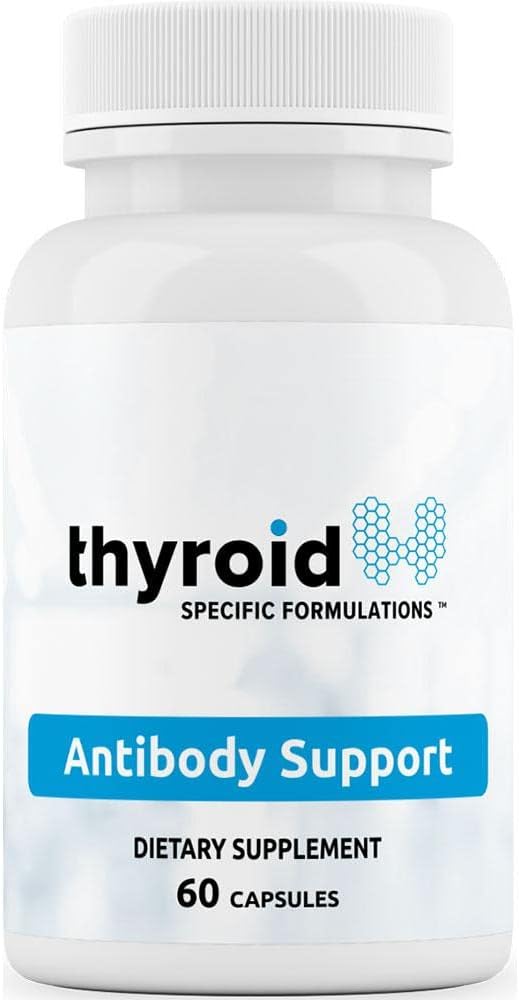 Soporte para Anticuerpos - Asistencia para Anticuerpos Tiroides Combina Semillas Cumina Negras Nigella, Selenium e Inositol para Ayudar Anticuerpos Tiroideos Inferiores y Celulares Tiroideos