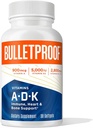 Bulletproof Vitamins A-D-K Softgels, 30 Count, Supplement for Heart, Bone Health and Immune Support