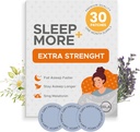 Patch de Melatonina con GABA, Magnesium &amp; Valerian Root - Dispositivo para dormir para insomnio, relajación " Reducir la fatiga - Sleep Aid Slow Release - 30 Patches