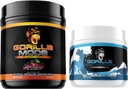 Modo gorila Pre Workout (Cherry) + HydroPrime Glycerol Pre Workout - Estante integral para hiper-hidración, bomba, potencia, resistencia y termoregulación