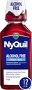 Vicks NyQuil, Alcohol Gratis, Tos, Fl &amp; Flu Relief, Sore Throat, Fever &amp; Congestion Relief, Berry, 12 Fl Oz