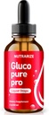 NutraRize Glucopure Pro Drops, Fórmula oficial para apoyar niveles saludables y estables, suplemento de sangre premium para salud y bienestar generales, Gluco Pure Pro Gotas Reseñas (30 Servimientos)