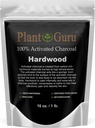 Powder de carbón activado 1 lb. Madera dura - Grado de alimentos Kosher Non-GMO - Blanqueamiento de dientes, máscara facial y fabricación de jabón. Promueve la desintoxicación natural y ayuda a la digestión