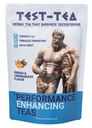 Test-Tea ¦ Testosterone Boosting Herbal Tea for Men ← Ginger y Lemongrass Flavor  20 Pack Bag Silencio con Tongkat Ali, Tribulus Terrestris y Maca Root por Performance Enhancing Teas
