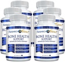 Investigación Bono Verificado Soporte de Salud - Masa de Hueso Rebuild - Complejo de calcio triple, Vitamina D3, Vitamina K2, Isoflavonas de Soya, BioPerine - 360 Tabletas - 6 Mes de Suministro