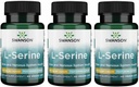 Swanson Ajipure L-Serine - Suplemento Aminoácidos Apoyo a la Salud del Cerebro " Función del sistema nervioso - Fórmula Natural Promoción Función Cognitiva - (60 cápsulas vegetales, 500 mg cada uno) (3 Pack)
