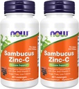 AHORA Suplementos, Sambucus Zinc-C con Concentrado de Elderberry y Vitamina C, 60 Lozenges (Pack of 2)