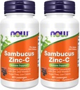AHORA Suplementos, Sambucus Zinc-C con Concentrado de Elderberry y Vitamina C, 60 Lozenges (Pack of 2)