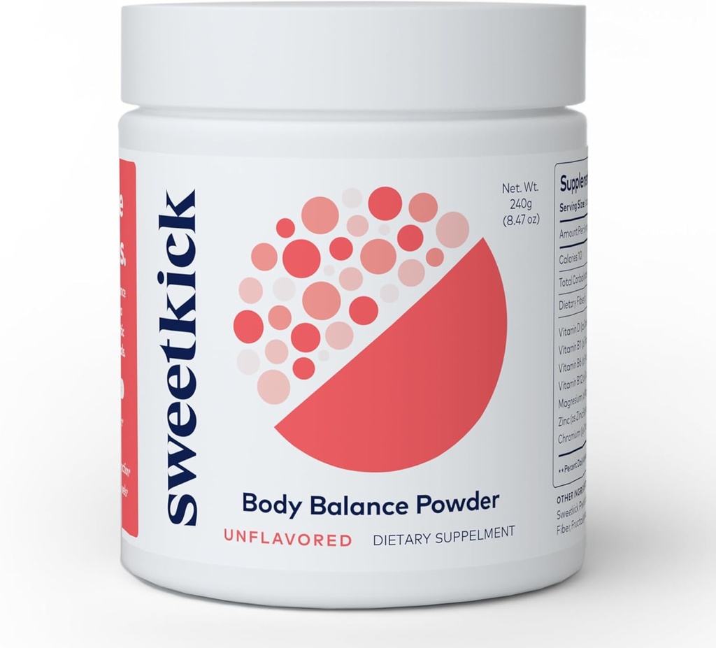 Sugar Sweetkick Suppressant - Multivitamin Powder, Stop Sugar Cravings Suplemento, Prebiotic Powder, Prebiotic Drink and Gut Health Powder - Prebiotic Blend, Unflavored (30 Servings)