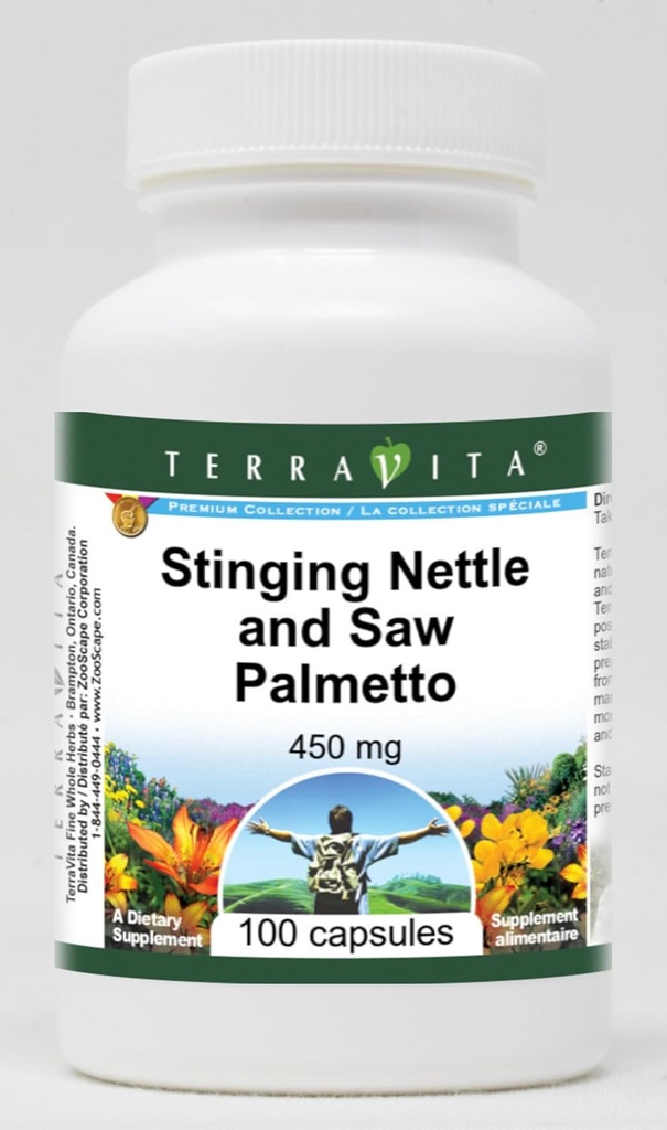 Stinginging Nettle and Saw Palmetto - 450 mg (100 cápsulas, ZIN: 513889)