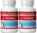 Taurine b6 - L-TAURINE 500MG - mantener la masa muscular magra, Suplemento Taurino, Aminoácidos Esenciales, Fotógrafo y Energía, Apoyo a la memoria, poderoso antioxidante, píldoras Detox, 2 Bot 200 cápsulas