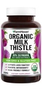 FarmHaven USDA Organic Milk Thistle Capsules TEN30X Concentrated Seed Extract & 80% Silymarin Standardized - Supports Liver Function and General Health TEN Non-GMO TEN 120 Veggie Capsules