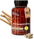 Terapia de plantas Ashwagandha Capsules Fabricado en EE.UU. 4 Mes de suministro promueve la relajación y los suplementos de equilibrio emocional para mujeres y hombres 120 cápsulas vegetarianas