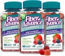 Fiber Advance Weight Management Gummies | 100% Plant Based Fiber for Digestive Wellness and Gut Health | Chromium Picolinate for Weight Management Support (3-Pack)