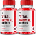 (2 Pack) Vital Grow XL Gummies, Vital Grow XL Advanced Performance and General Daily Health Support Supplement, VitalGrow XL Maximum Strength 1000mg Wellness Supplement Formula (120 Gummies)