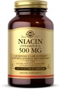 Solgar Niacin (Vitamin B3) 500 mg, 100 cápsulas vegetales - Metabolismo energético - No GMO, Vegan, Gluten Gratis, Dairy Free, Kosher - 100 piezas