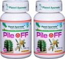 Planeta Ayurveda Pile Off, 500mg Veg Capsules - 2 Botellas