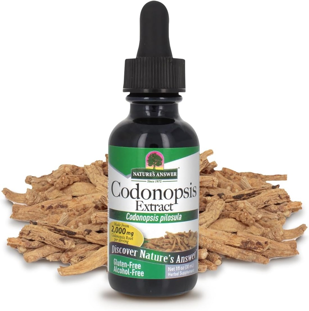 Respuesta de la Naturaleza Codonopsis libre de alcohol Root, 1-Fluid Ounce