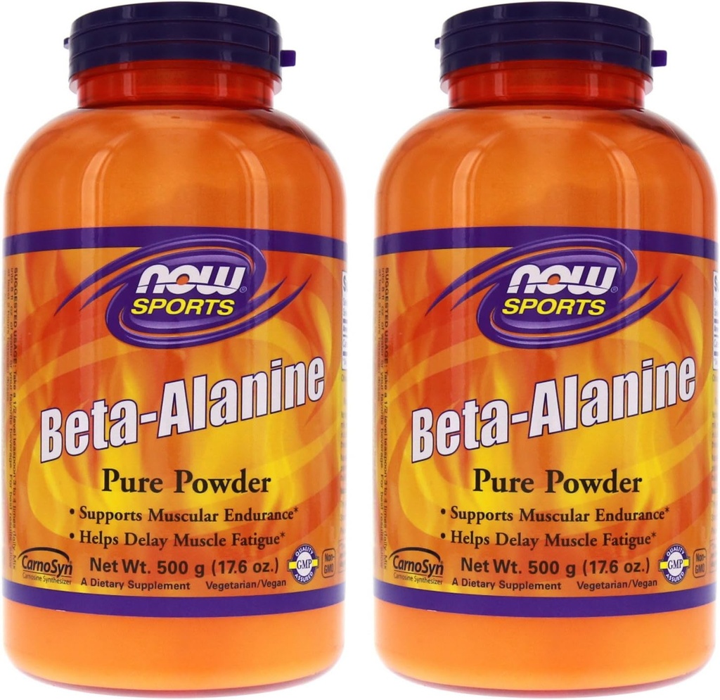 Ahora Foods Beta-Alanine - 500 g (17.6 oz.) 2 Pack