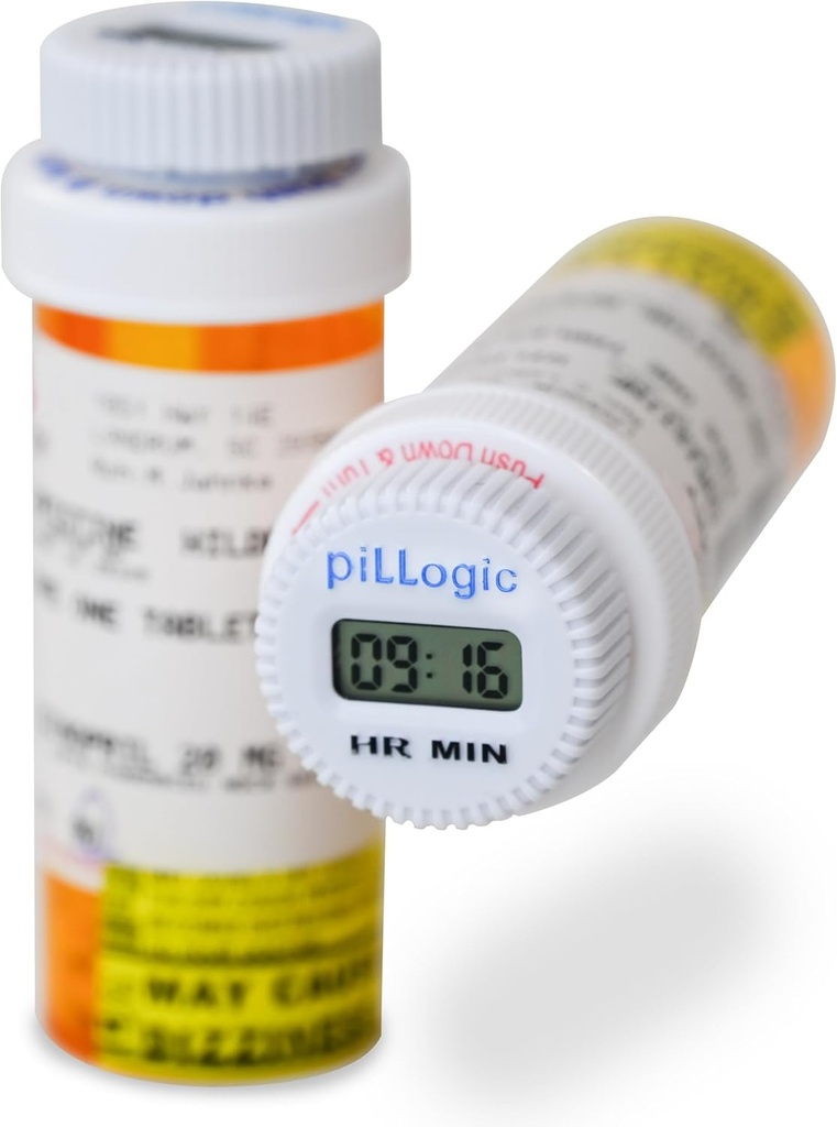 Medicamento temporizador-medicación Recordador-Pill para recetas y medicamentos líquidos para los niños