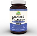 Calcio vegetal &amp; Suplemento Magnesio con Borón, Vitamina D3 & K2 MK-7 - Oftimal Calcium-Magnesium Ratio for Bone Strength and Health, Vegan, Non-GMO, Allergen-Free, 120 cápsulas