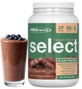 PEScience Select Vegan Protein Powder, Plant Based Protein Powder, Amazing Taste, Smooth Texture, Pea and Brown Rice Blend, Dairy Free, Lactose Free, Gluten Free - Chocolate Bliss, 27 Servings