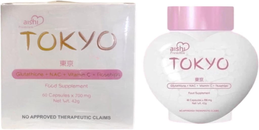 Tokio Glutathione, 60 cápsulas