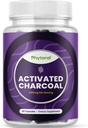 Pure Activated Charcoal Pills Detox &amp; Cleanse - Purifying Coconut Capsules con 1200 mg Por Serving for Bloating Relief - Active Detoxification Supplement for Body & Gut Health - 90 Count